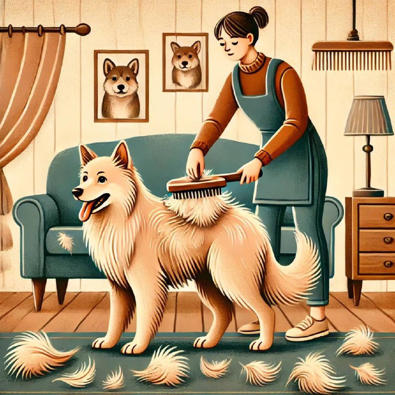 Ви зараз переглядаєте Що робити, якщо у вашого собаки активна линька? 🐾