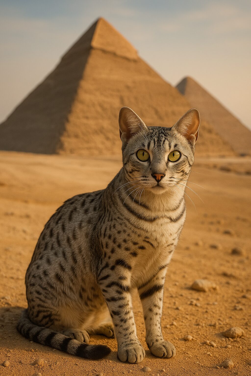 Ви зараз переглядаєте Єгипетська кішка мау: жива легенда Стародавнього Єгипту