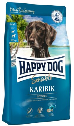 HAPPY DOG  Supreme  Sensible Sensible Karibik храна за чувствителни и алергични кучета 1кг