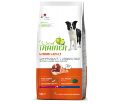 Natural Trainer Medium Adult Prosciutto Crudo 12kg – Трейнер с прошуто
